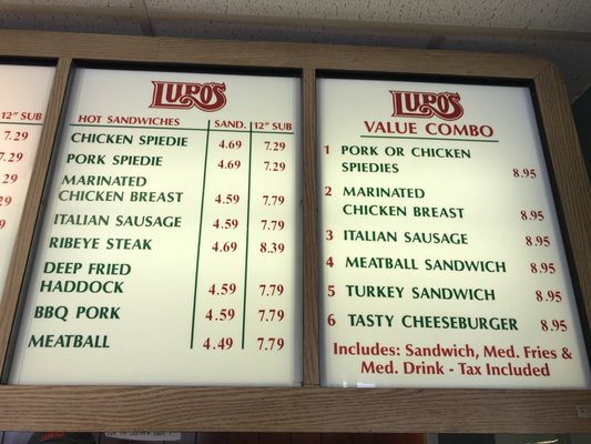 Lupo’s Char Pit menu 2